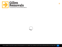 Tablet Screenshot of gillenremovals.com